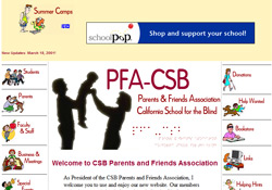 Parents & Friends Association - California School for the Blind  - archived