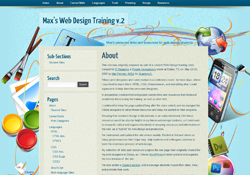 Max's Web Design Training and Resources - WordPress Theme 